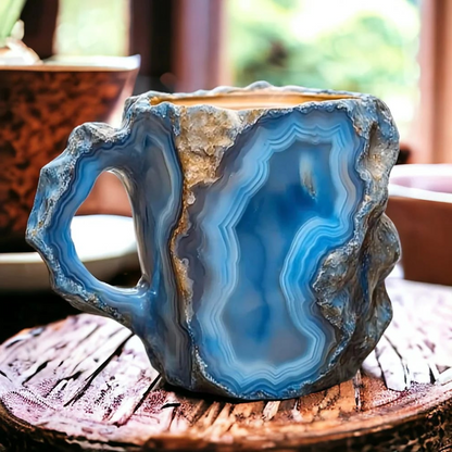 Krystal Kaffe Kop 180ml – Elegant Kvarts Design Stilfuld Drikkekop