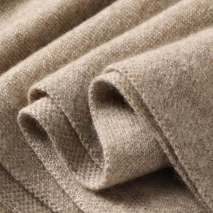 Kvinders Elegant Varm Blød Strikket Sjæl Wrap