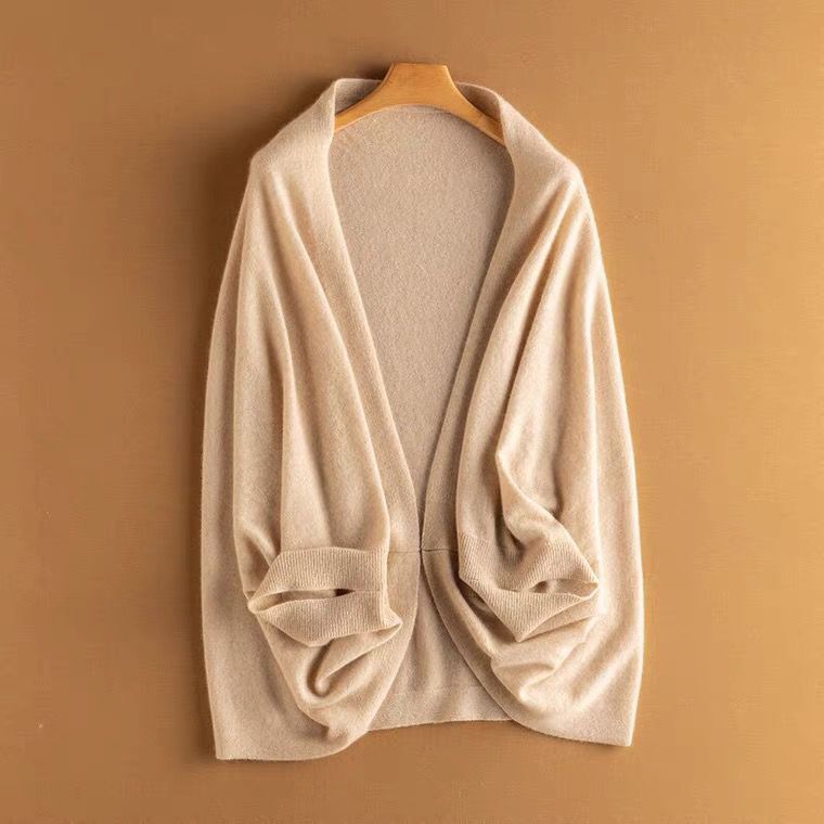 Kvinders Elegant Varm Blød Strikket Sjæl Wrap