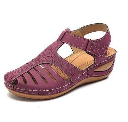 Læder Retro Ortopædiske Sandaler
