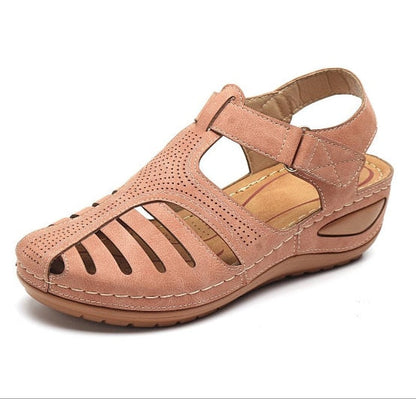 Læder Retro Ortopædiske Sandaler