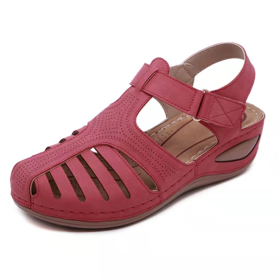 Læder Retro Ortopædiske Sandaler