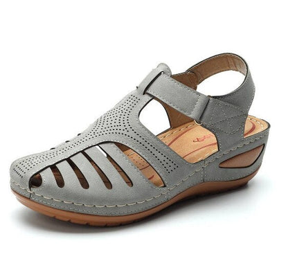 Læder Retro Ortopædiske Sandaler