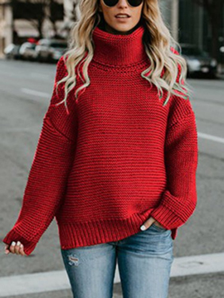 Line | Pull ample à col roulé pour femme - Image 11