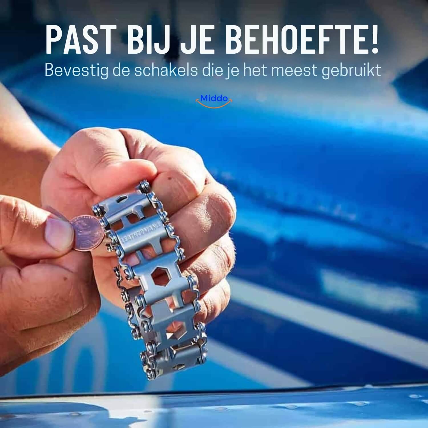 Leatherman Tread Style Multitool Armbånd - Vælg mellem med eller uden logo!