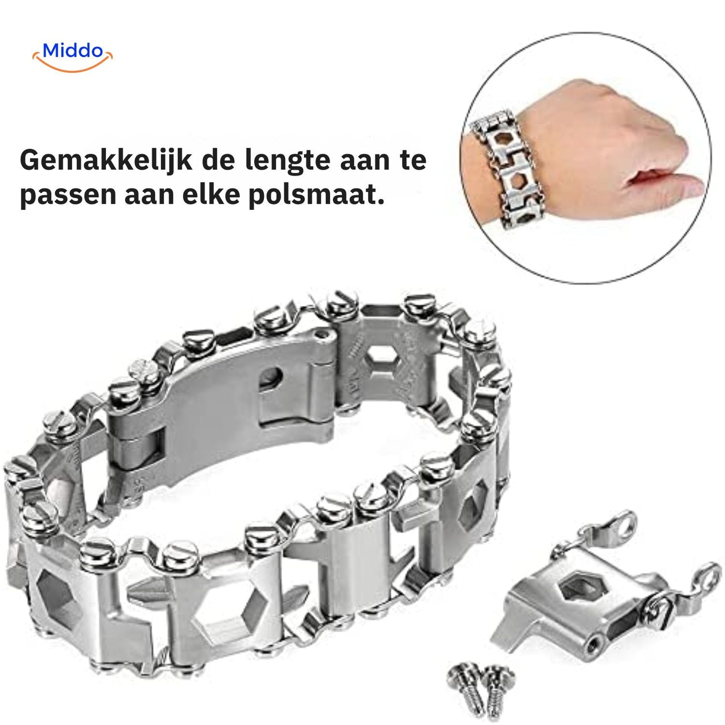 Leatherman Tread Style Multitool Armbånd - Vælg mellem med eller uden logo!