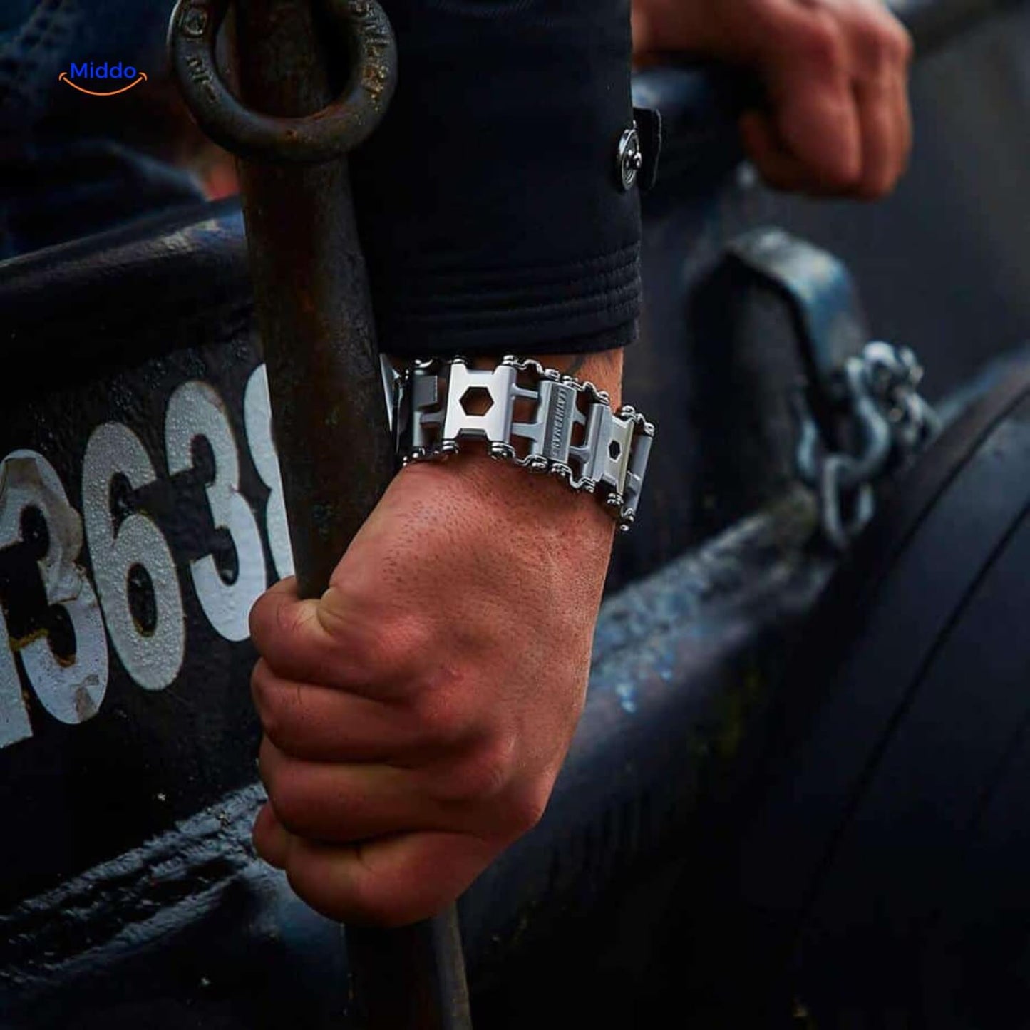 Leatherman Tread Style Multitool Armbånd - Vælg mellem med eller uden logo!