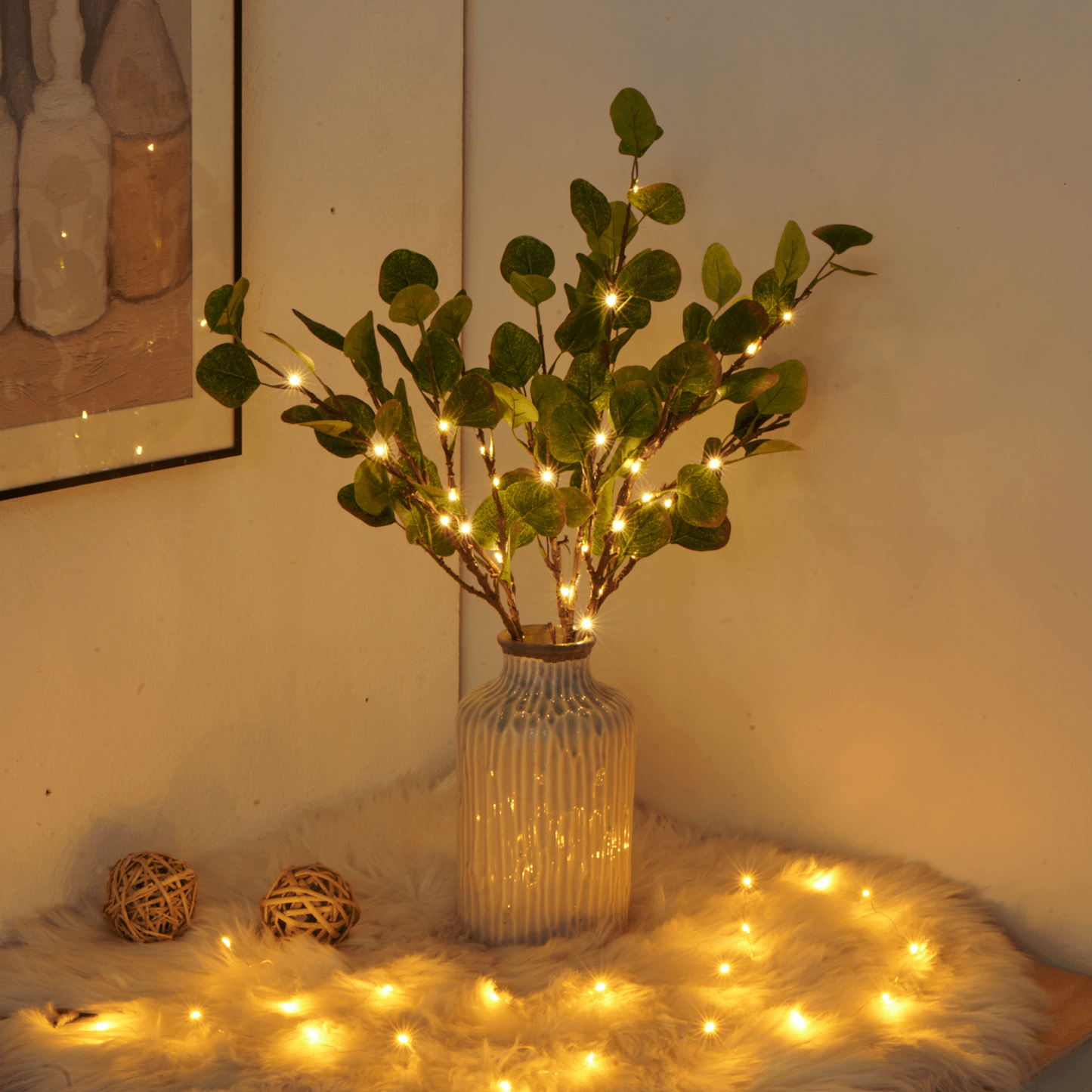 LED Fejlamp Olive Gren