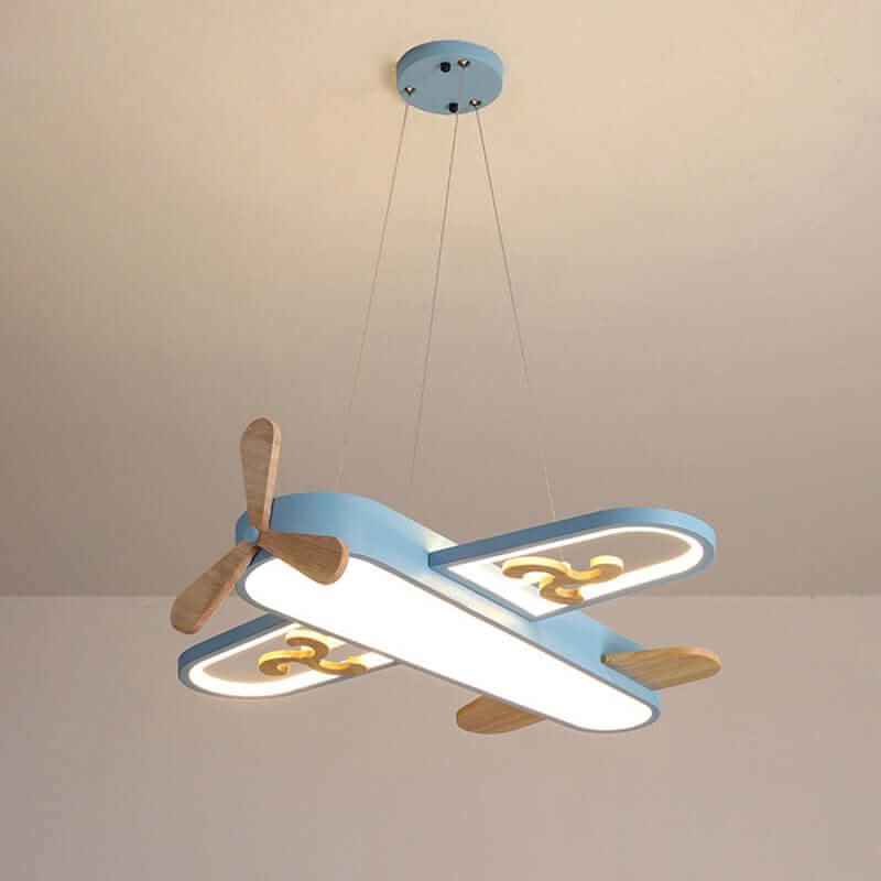 LED Flyvemaskine Loftlampe til Børneværelse med Fjernbetjening
