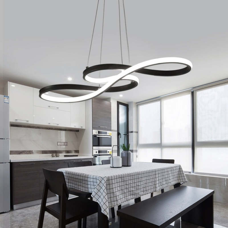 LED Musiknoter Pendant | Unik Design Lampe i Sort, Hvid, Guld