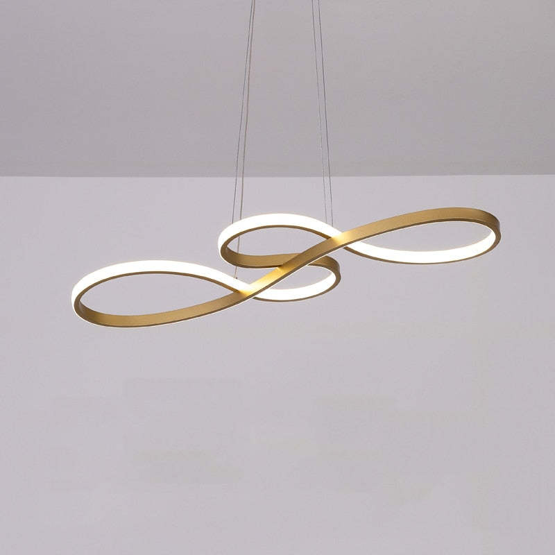 LED Musiknoter Pendant | Unik Design Lampe i Sort, Hvid, Guld