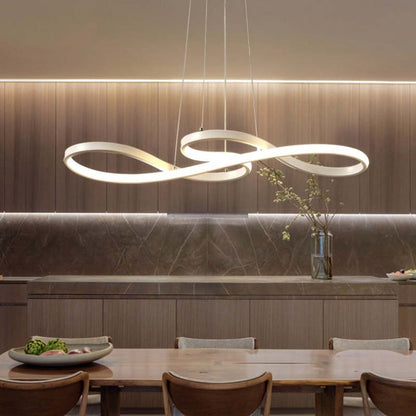 LED Musiknoter Pendant | Unik Design Lampe i Sort, Hvid, Guld