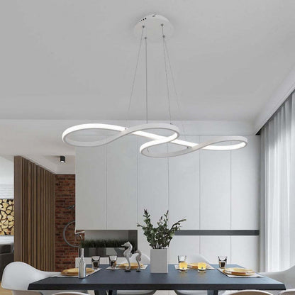 LED Musiknoter Pendant | Unik Design Lampe i Sort, Hvid, Guld