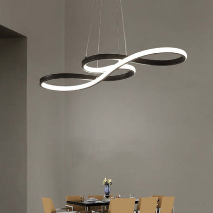 LED Musiknoter Pendant | Unik Design Lampe i Sort, Hvid, Guld