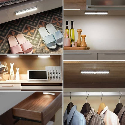 LED Skabslampe med Sensor - Varm Hvid - 200 Lumen