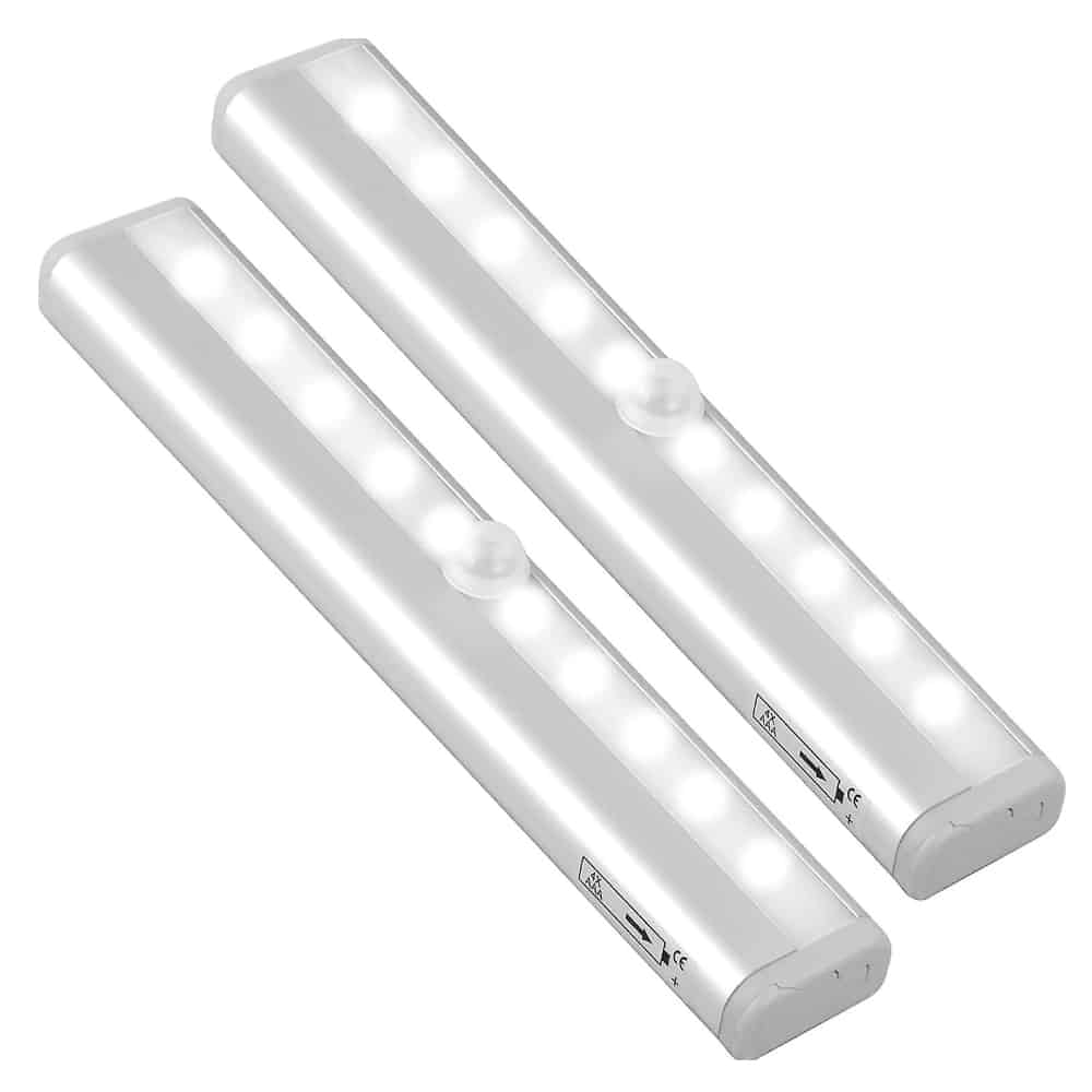 LED Skabslampe med Sensor - Varm Hvid - 200 Lumen