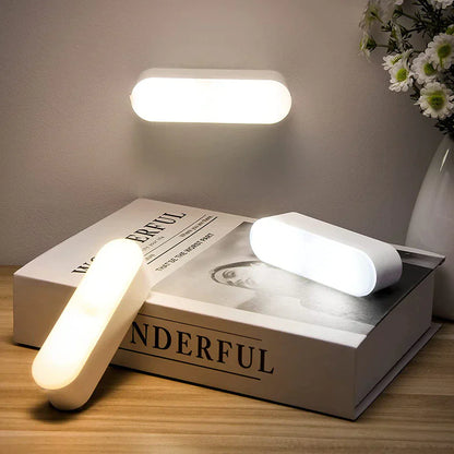 LED USB Genopladelig Trådløs Bevægelsessensor Væglampe