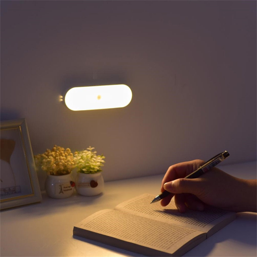 LED USB Genopladelig Trådløs Bevægelsessensor Væglampe