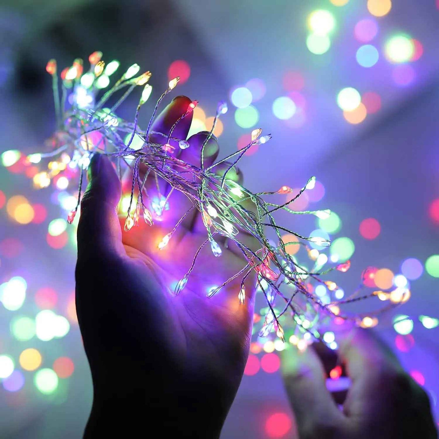Ledsen™ FairyLights: Strålende Fyrværkeri Tråd LED Lyskæde