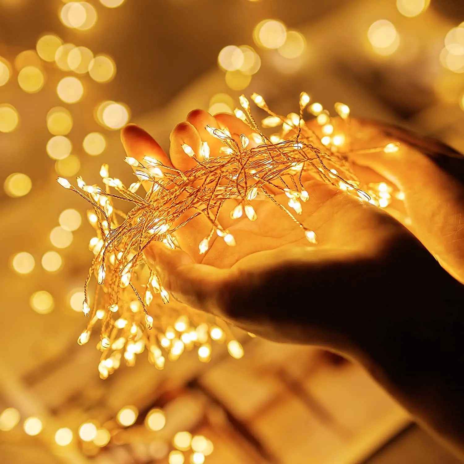 Ledsen™ FairyLights: Strålende Fyrværkeri Tråd LED Lyskæde