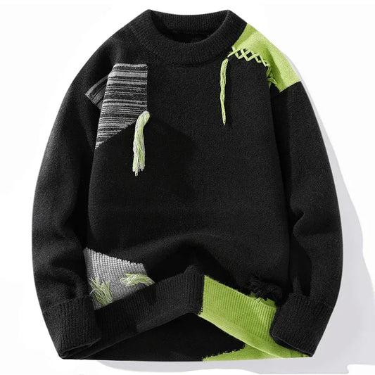 Philippe | Pull ample à col rond pour homme - Image 2