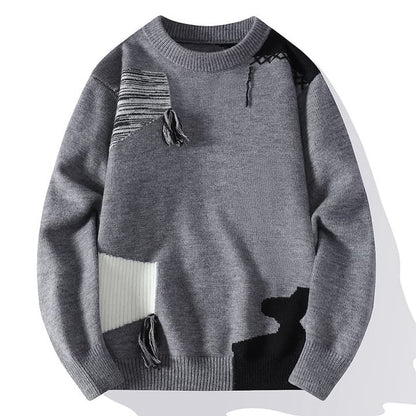 Philippe | Pull ample à col rond pour homme - Image 3