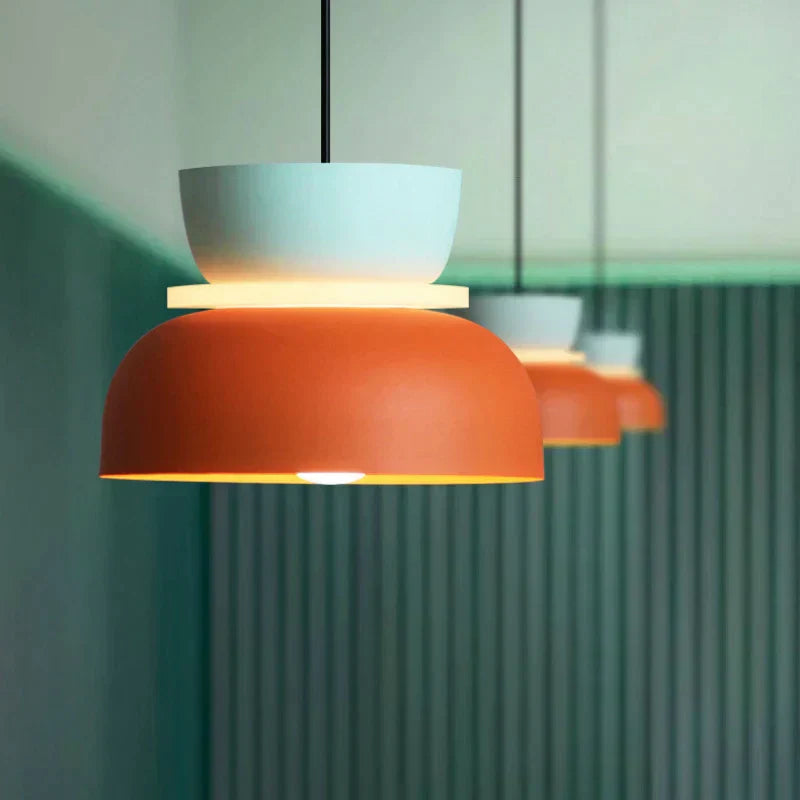 LuminaGlow - Moderne Pendellampe i Skandinavisk Macaron Stil