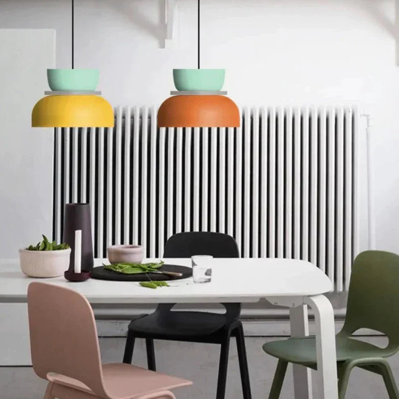 LuminaGlow - Moderne Pendellampe i Skandinavisk Macaron Stil