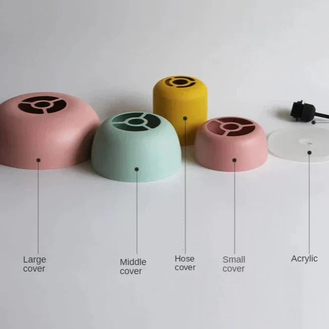 LuminaGlow - Moderne Pendellampe i Skandinavisk Macaron Stil