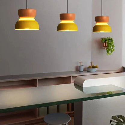 LuminaGlow - Moderne Pendellampe i Skandinavisk Macaron Stil