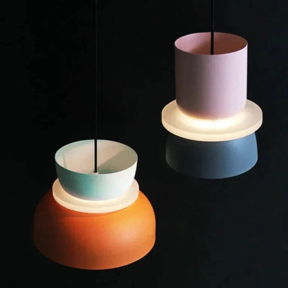 LuminaGlow - Moderne Pendellampe i Skandinavisk Macaron Stil