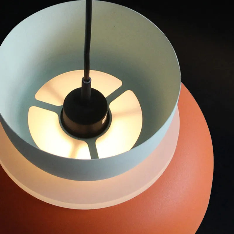 LuminaGlow - Moderne Pendellampe i Skandinavisk Macaron Stil