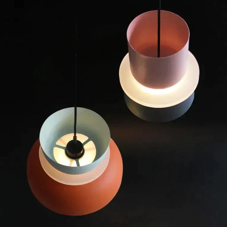 LuminaGlow - Moderne Pendellampe i Skandinavisk Macaron Stil