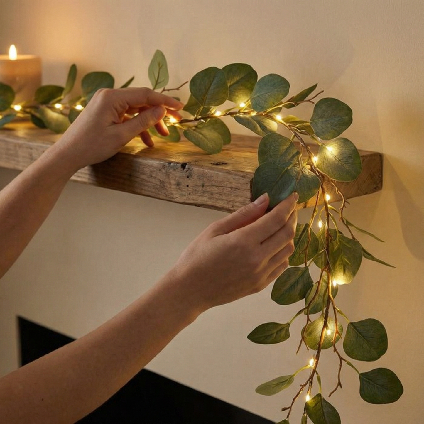 Lumivine™ – Belyst Olivengren til Hyggeaftener