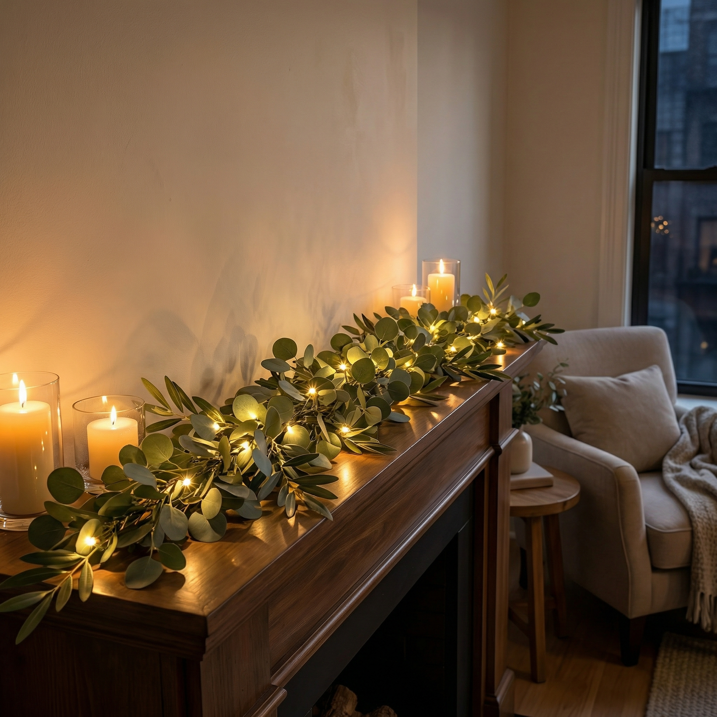 Lumivine™ – Belyst Olivengren til Hyggeaftener