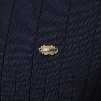 Igor | Pull Homme Zippé ¼ en Maille Côtelée - Image 4