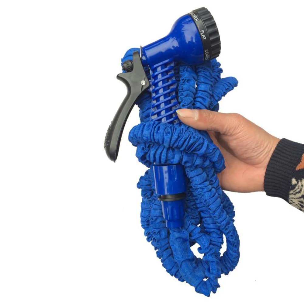 Magic Hose Fleksibel Havevandslange / Vandslange - Grøn eller Blå - Flere Længder -