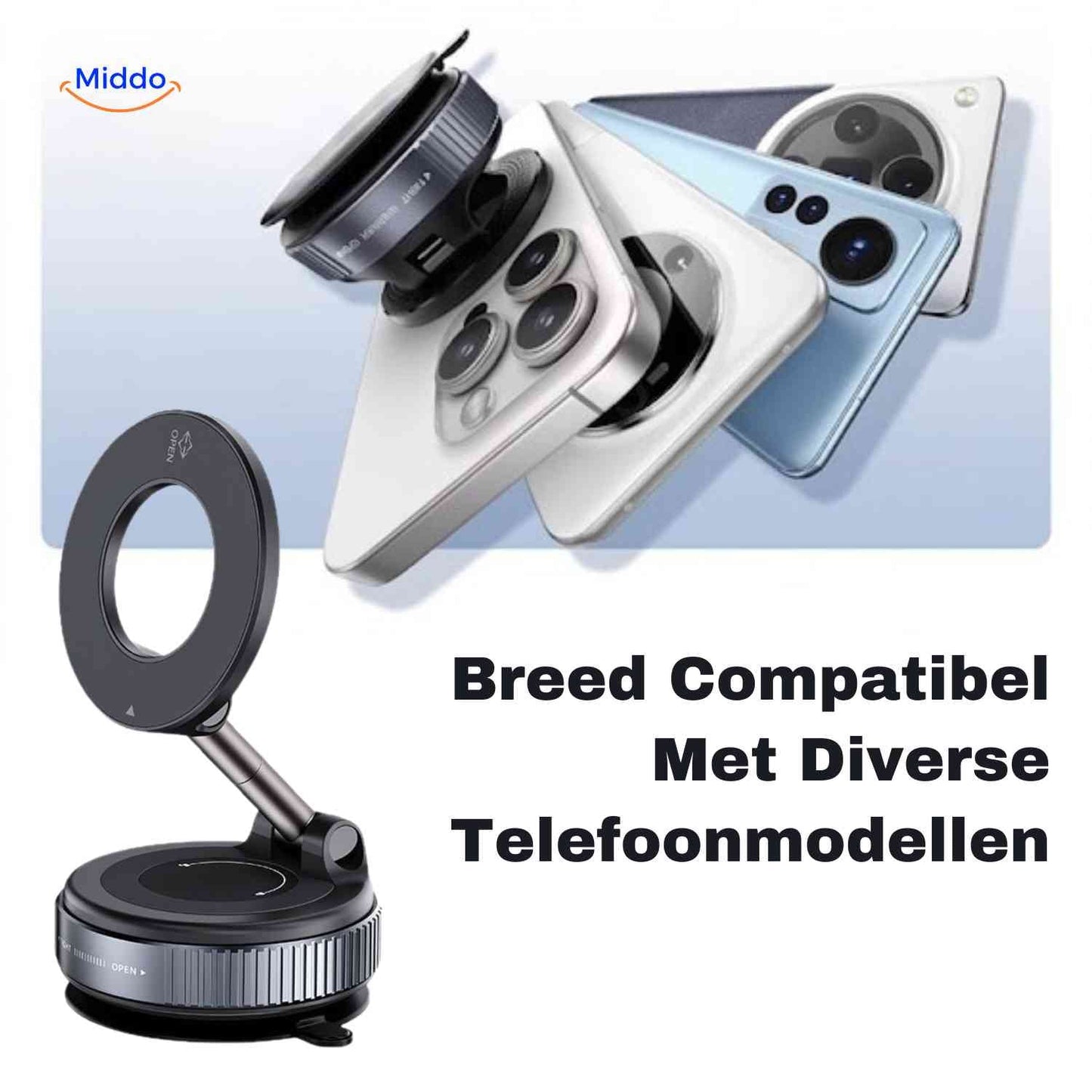 MagnaFold™ Holder | MagSafe, Foldbar og Stærk Greb