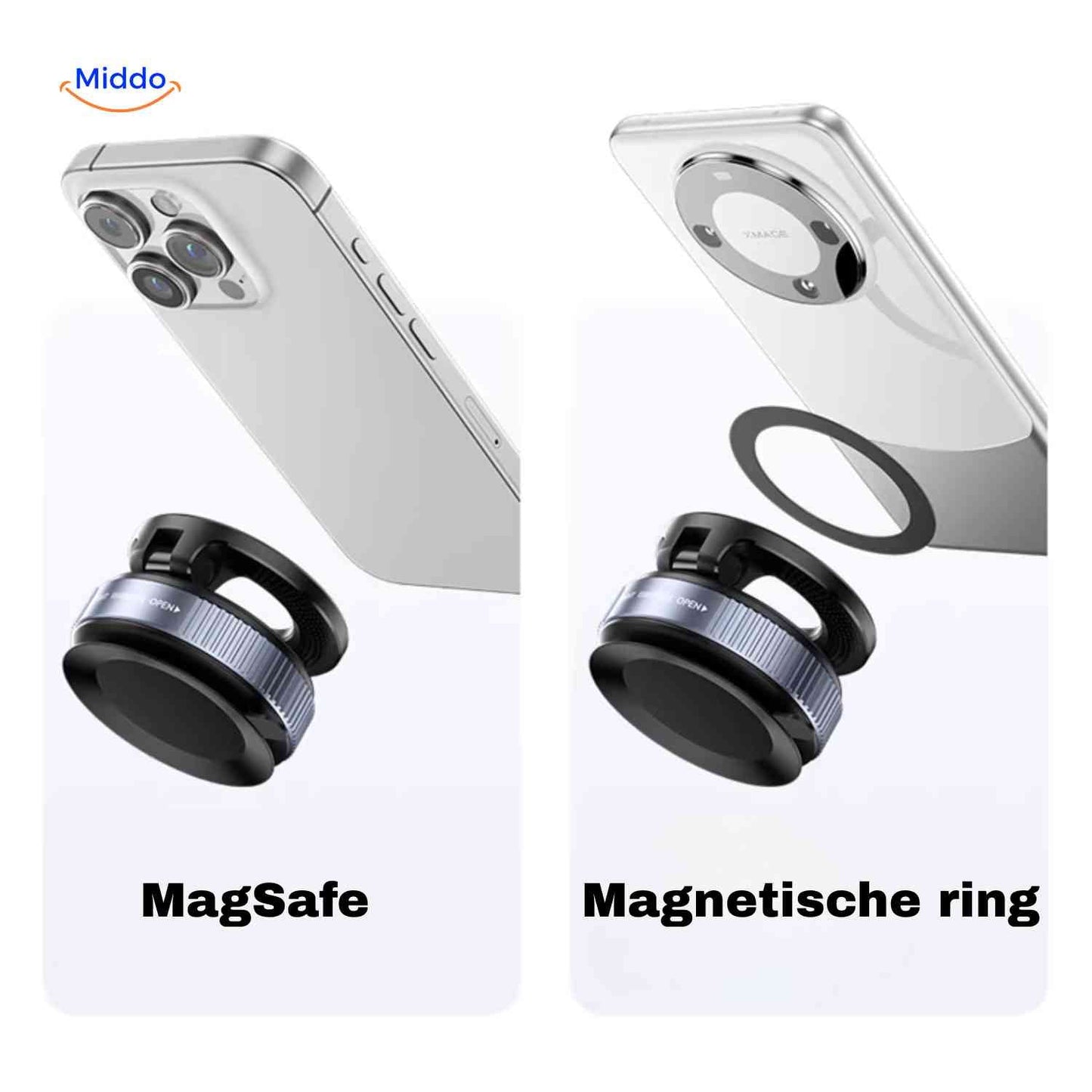 MagnaFold™ Holder | MagSafe, Foldbar og Stærk Greb