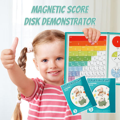 Magnetisk Brøk Disk Demonstrator: Lær Brøker Let!