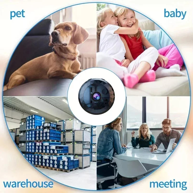 Magnetisk Mini WiFi Overvågningskamera - 1080P HD | Nattesyn og Bevægelsessensor