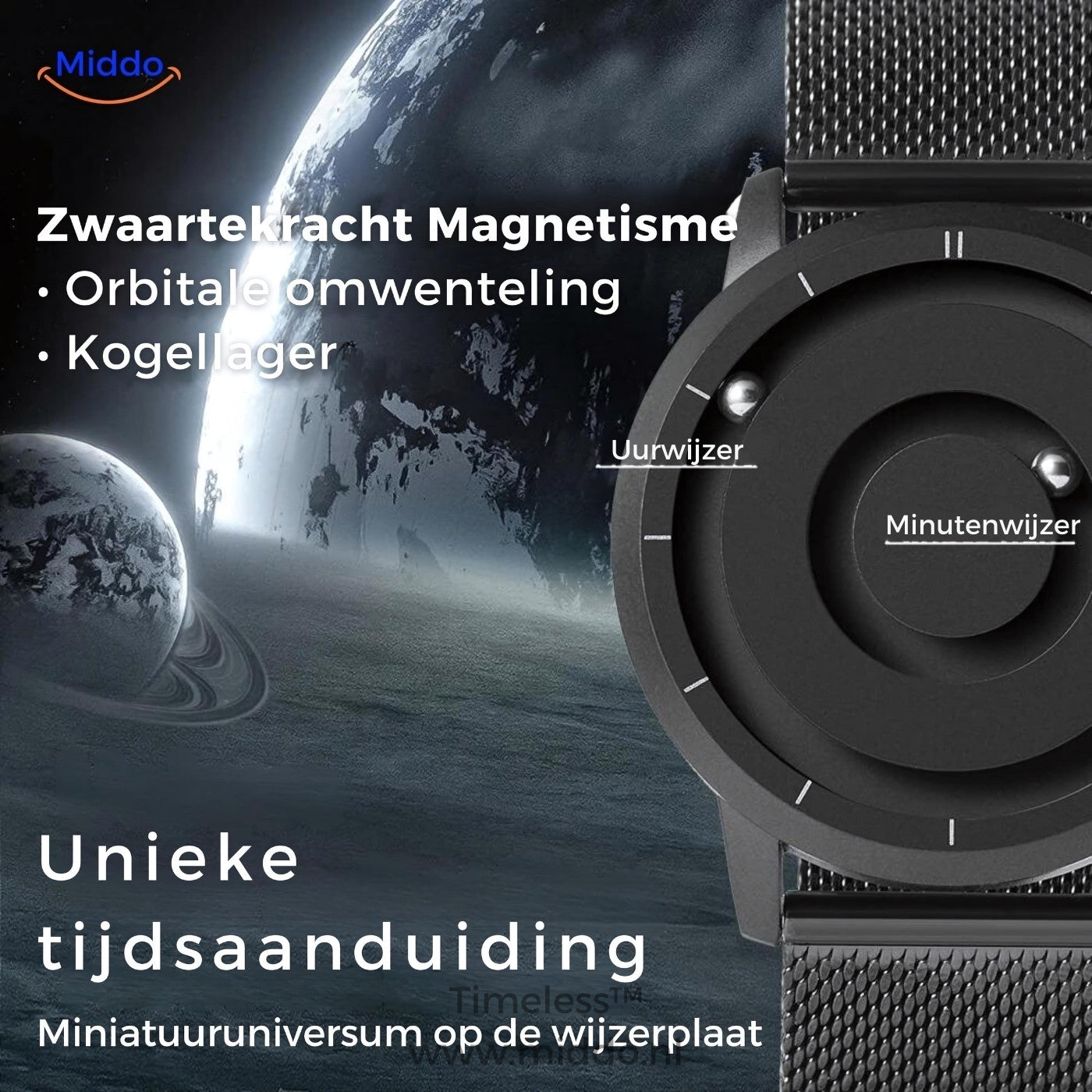 Magnetisk Ur™ - Det Unikke Magnetiske Ur, Der Kombinerer Kunst og Tid
