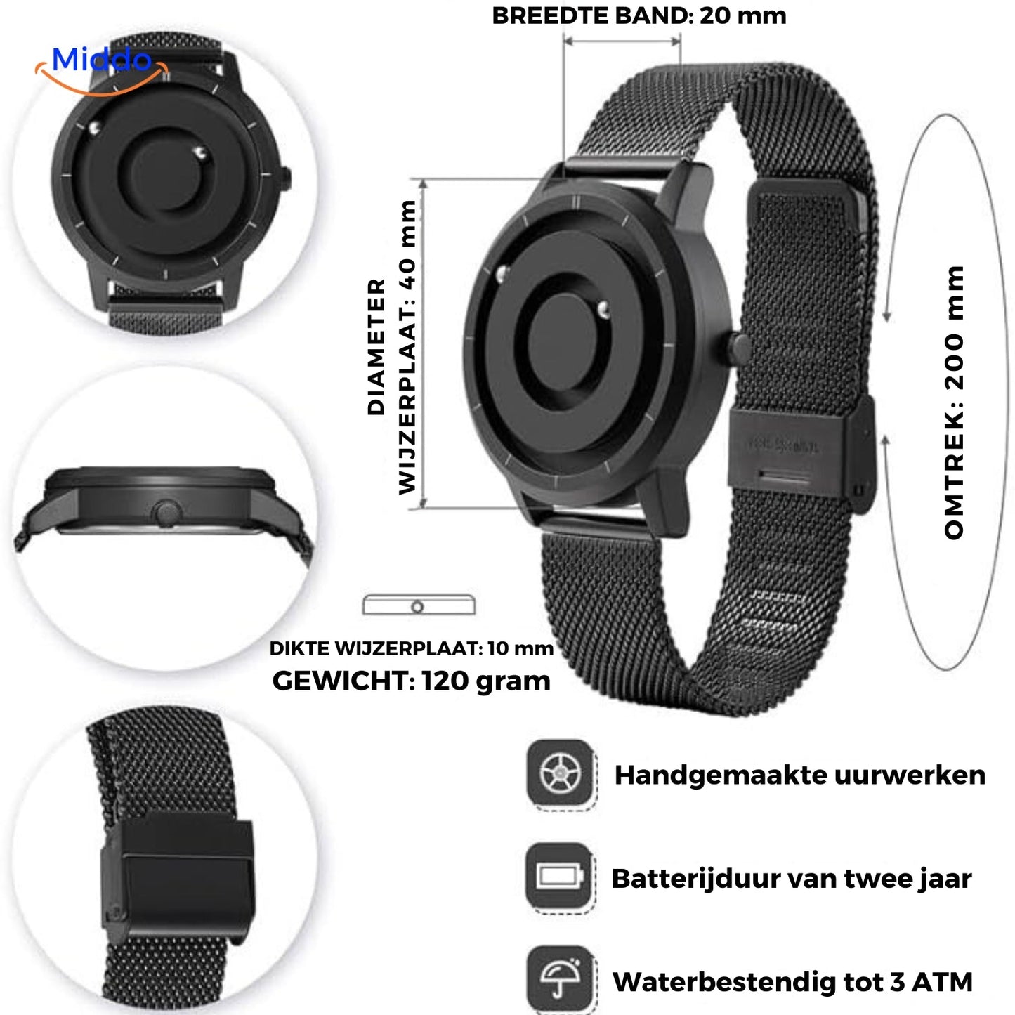 Magnetisk Ur™ - Det Unikke Magnetiske Ur, Der Kombinerer Kunst og Tid