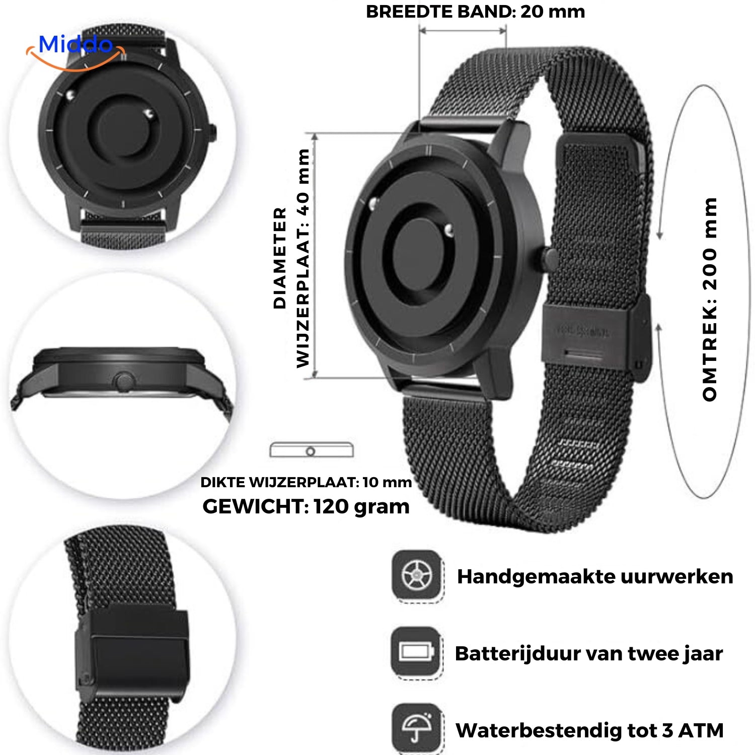 Magnetisk Ur™ - Det Unikke Magnetiske Ur, Der Kombinerer Kunst og Tid