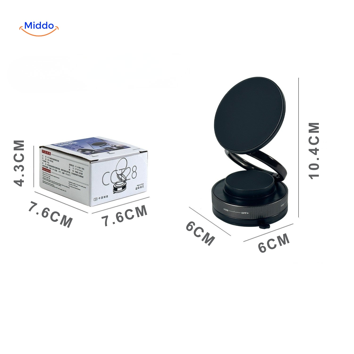 Magnevo™ Telefonholder | 360° Rotérbar, MagSafe og Kompakt
