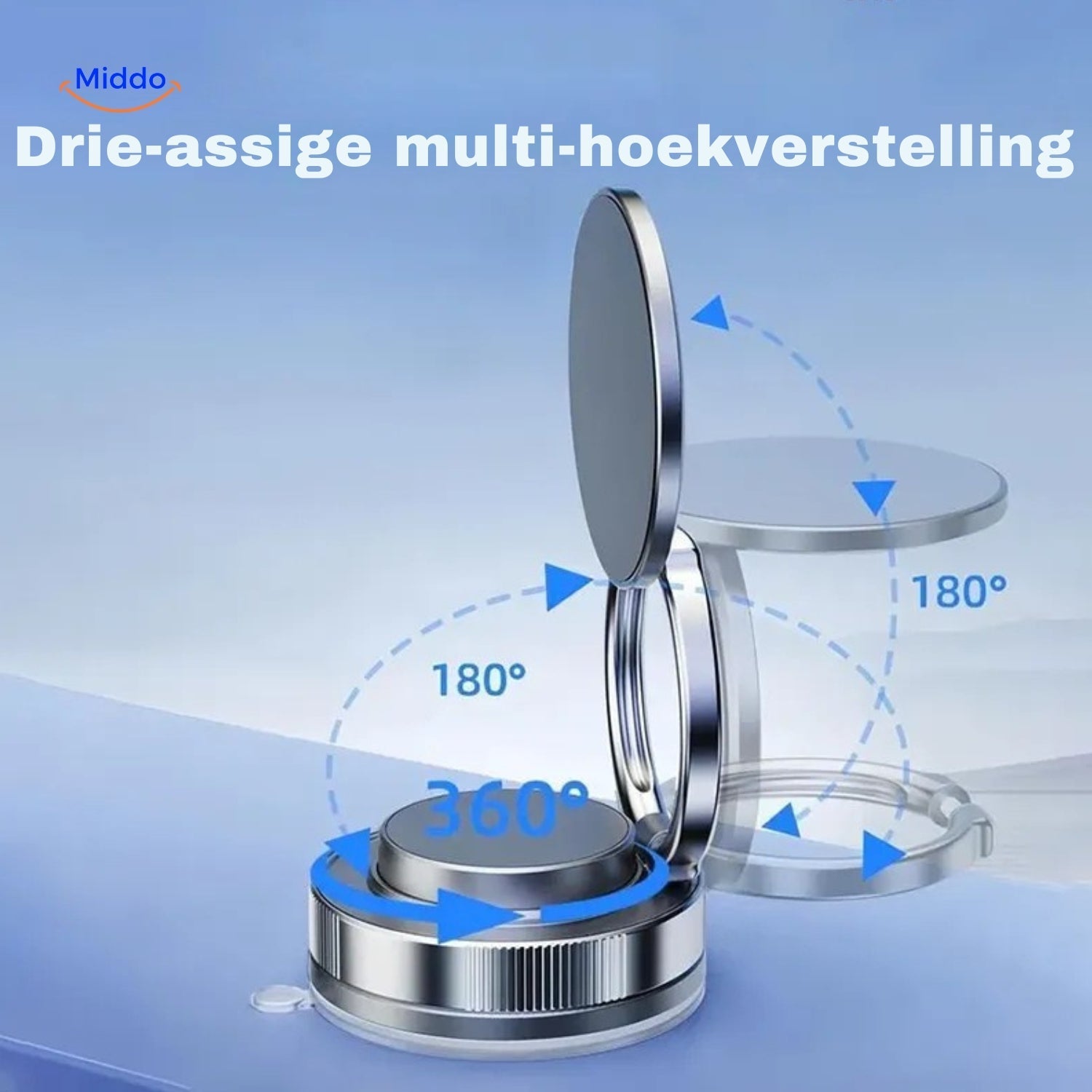 Magnevo™ Telefonholder | 360° Rotérbar, MagSafe og Kompakt