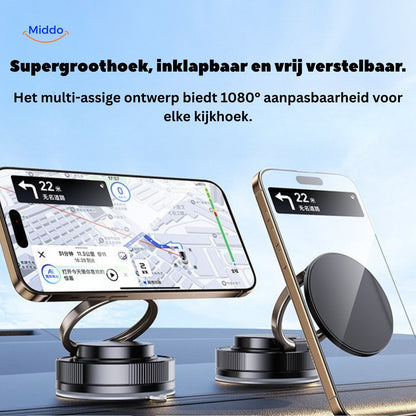 Magnevo™ Telefonholder | 360° Rotérbar, MagSafe og Kompakt