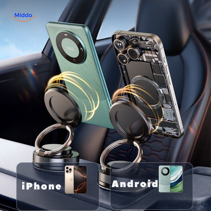 Magnevo™ Telefonholder | 360° Rotérbar, MagSafe og Kompakt