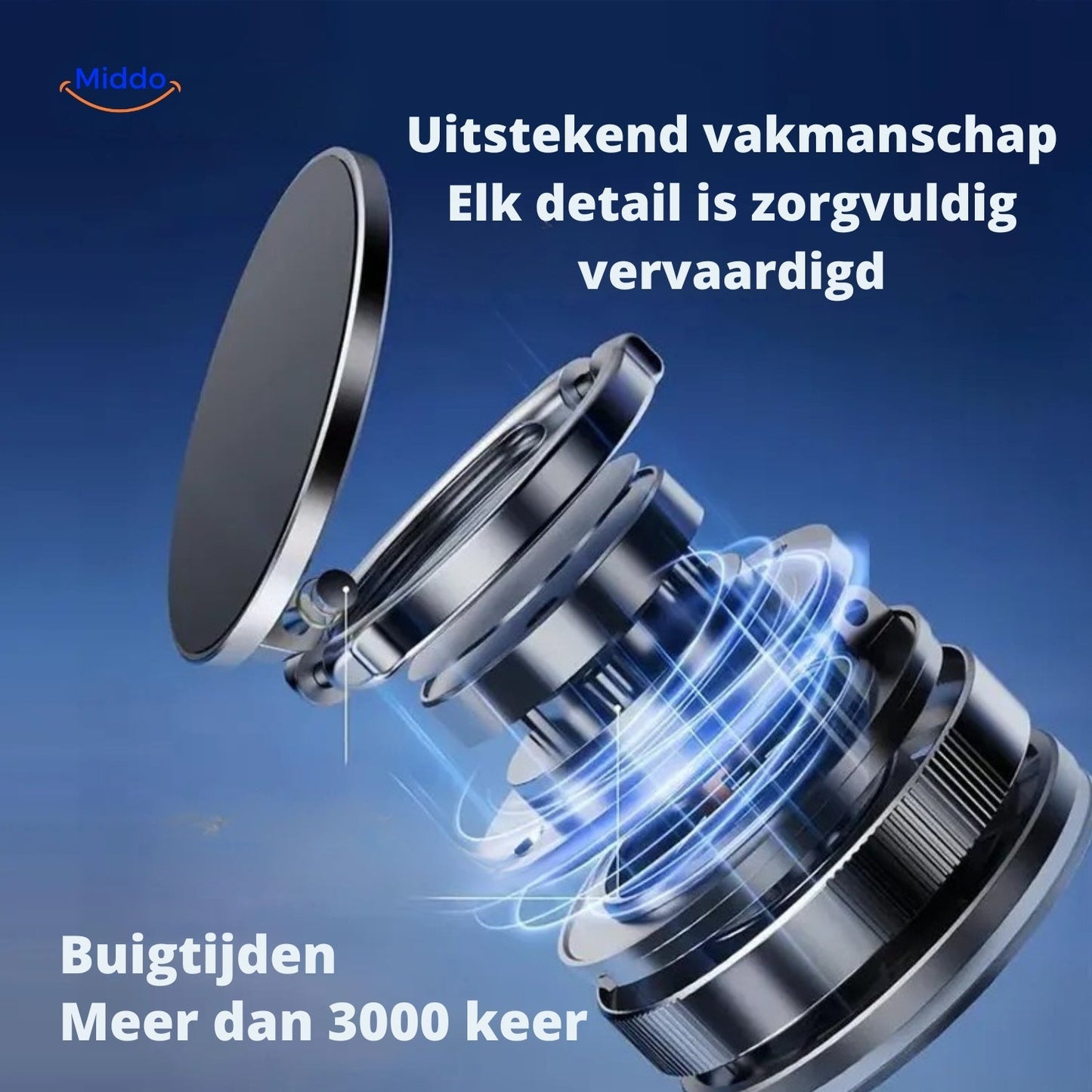 Magnevo™ Telefonholder | 360° Rotérbar, MagSafe og Kompakt