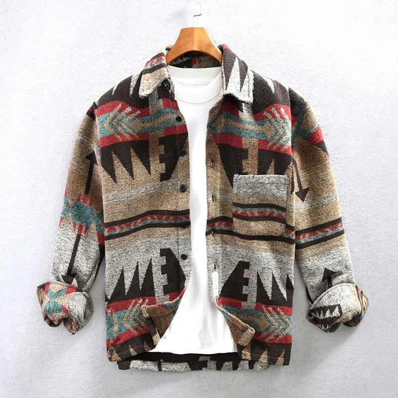 Anthelme | Shacket Boutonnée à Manches Longues pour Homme - Image 1